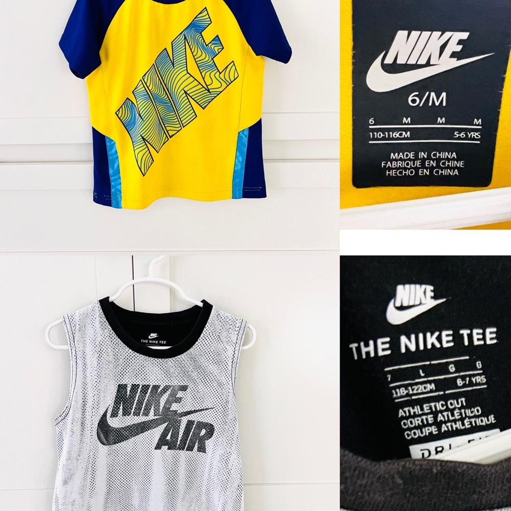 Two boys Nike Tops